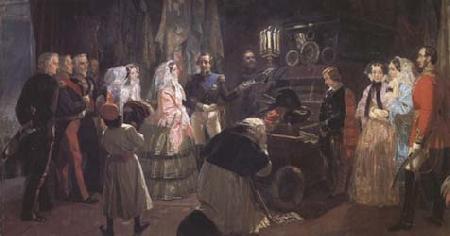 Edward Matthew Ward Queen Victoria at the Tomb of Napoleon (mk25) France oil painting art